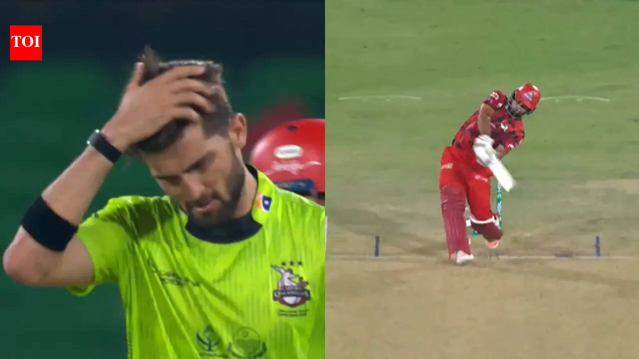 Watch: 50 runs off three overs! Shaheen Afridi, Haris Rauf taken to cleaners in PSL
