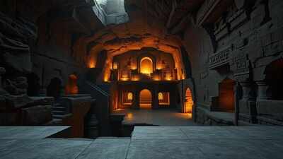 In 1963, a homeowner knocking through a basement wall found an ancient underground city large enough to shelter thousands