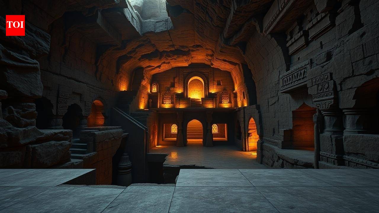 In 1963, a homeowner knocking through a basement wall found an ancient underground city large enough to shelter thousands