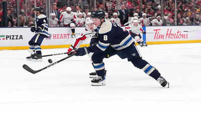 Meredith Gaudreau’s emotional gift to Columbus Blue Jackets’ Zach Werenski celebrates Johnny Gaudreau legacy moment