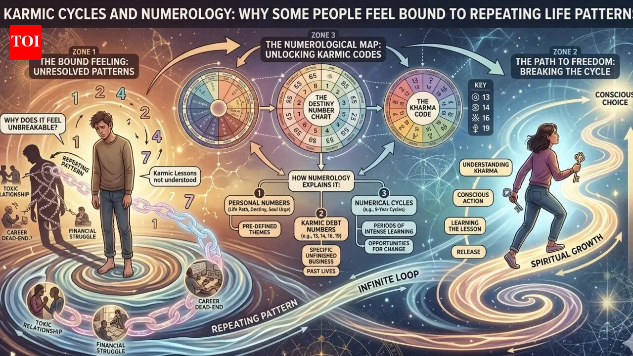 Karmic cycles and numerology: Why some people feel 'bound' to repeating life patterns