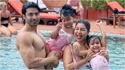 Gurmeet Choudhary joins wife Debinna Bonnerjee and daughters Lianna and Divisha on their all girls' trip to Bangkok; see pics