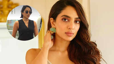 Sobhita Dhulipala spotted in chic black look at Hyderabad airport - Watch