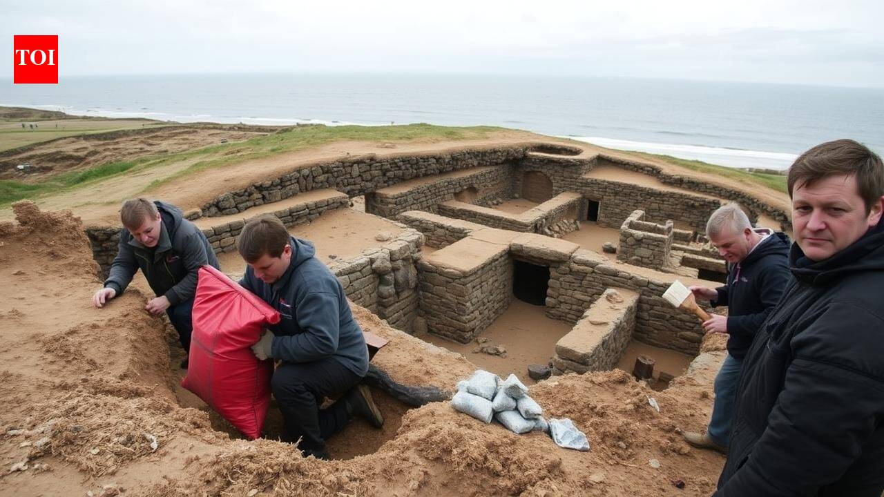 In 1850, a local Orcadian surveyed a storm-battered shoreline and accidentally discovered a Neolithic village hidden for millennia