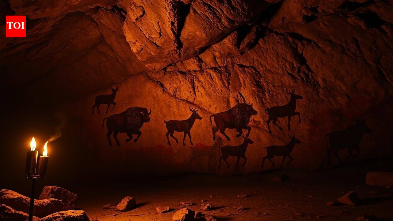 1940 में, चार किशोरों ने एक कुत्ते का पीछा करते हुए एक पहाड़ी की ओर प्रवेश किया और 17,000 वर्षों से सीलबंद हिमयुग चित्रों की खोज की |