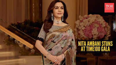 The queen of sarees: Nita Ambani owns the global stage at TIME100 Gala, no gown needed