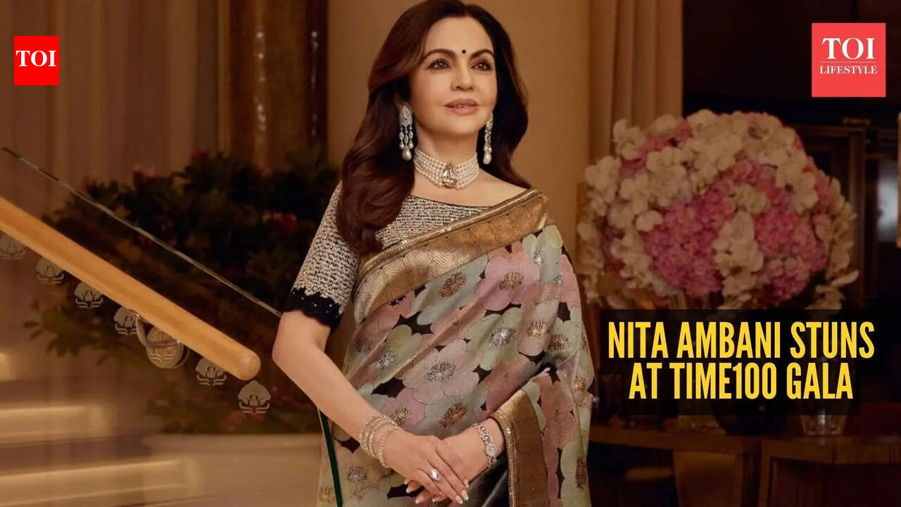 The queen of sarees: Nita Ambani owns the global stage at TIME100 Gala, no gown needed