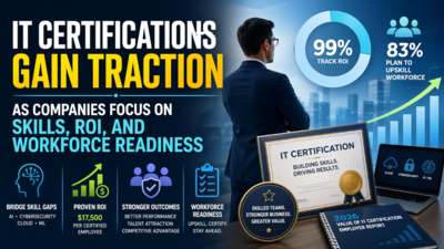 IT certifications gain traction as companies focus on skills, ROI, and workforce readiness: Pearson report