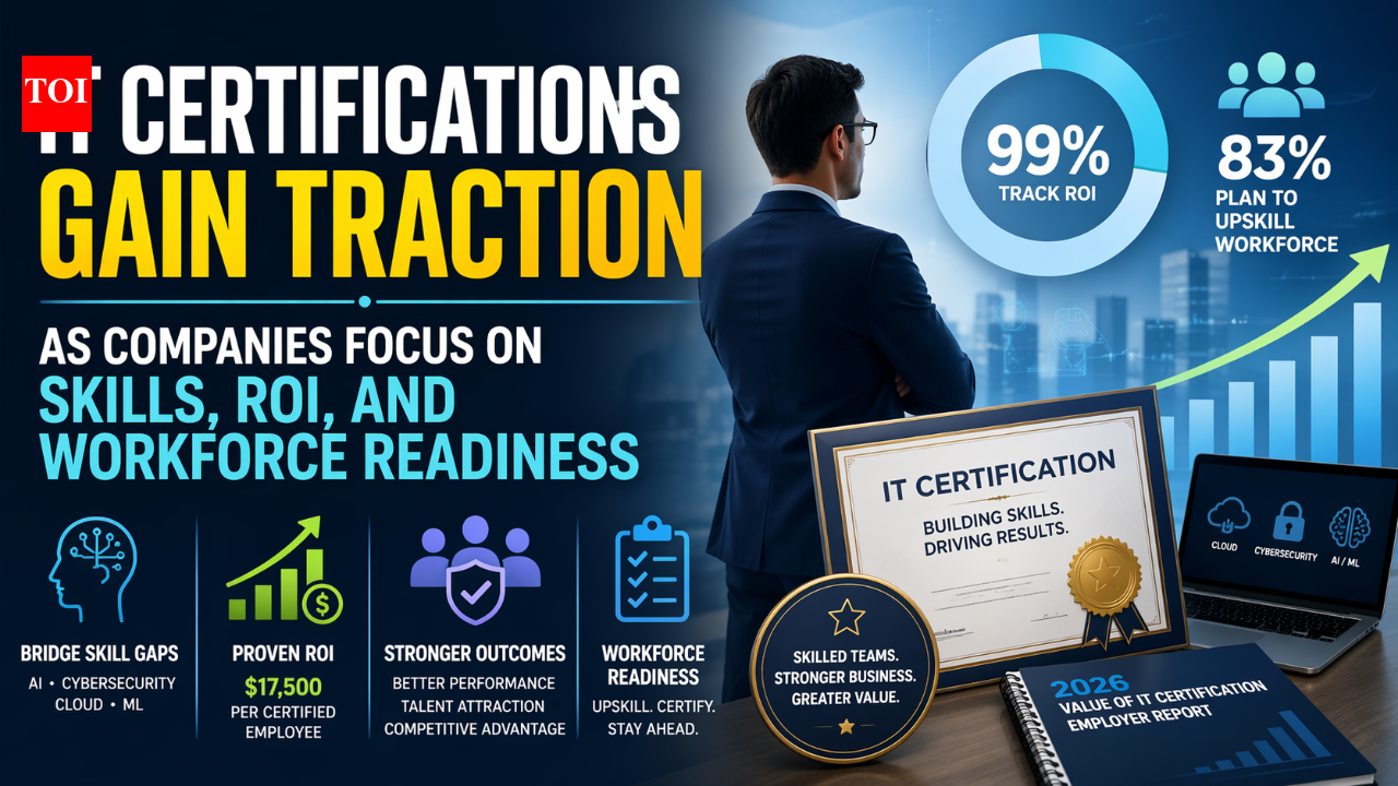IT certifications gain traction as companies focus on skills, ROI, and workforce readiness: Pearson report
