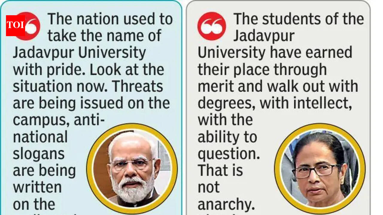CM bats for JU after PM’s ‘anti-national slogan’ barb