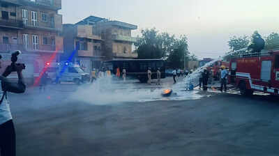 Mock drill, blackout held in Jaisalmer, Barmer