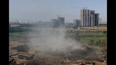 Raging dumpsite fire leave residents struggling to breathe