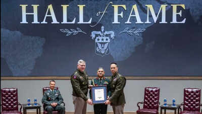 Army chief inducted into International Hall of Fame at US Army War College | India News – The Times of India