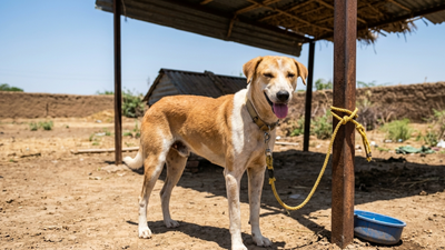 Faridabad man fined Rs 1,050 for tying pet dog in balcony under scorching sun