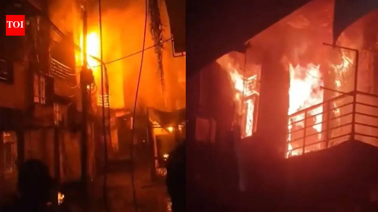 14 people rescued after transformer fire engulfs buildings in Delhi's Laxmi Nagar