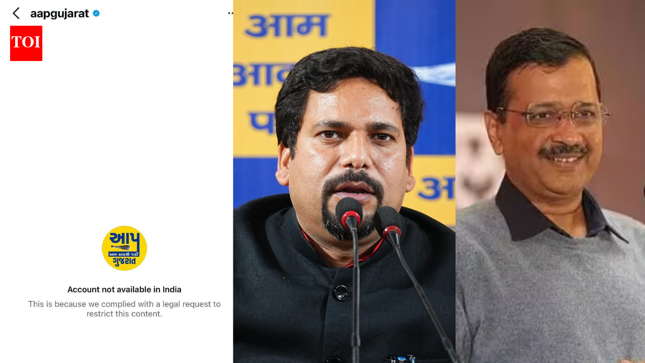 ‘Why is BJP scared?’: Arvind Kejriwal flags ‘blocked’ AAP Gujarat social media pages amid civic polls | Delhi News - The Times of India