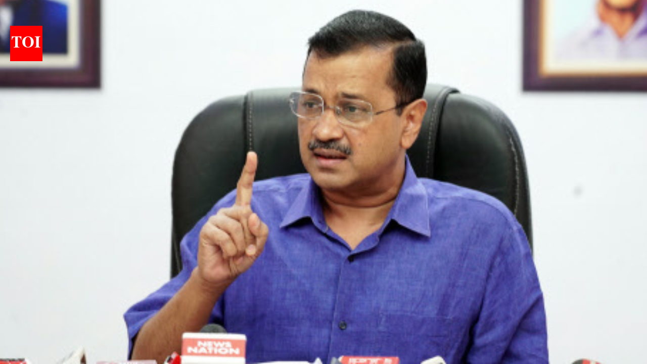 Raghav Chadha's exit: BJP releases poster mocking Arvind Kejriwal with 'AAP-da' jibe, broken broom