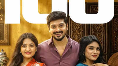 Santhosh, Himabindhu and Jeevitha's 'Iru Malargal' completes 100 successful episodes