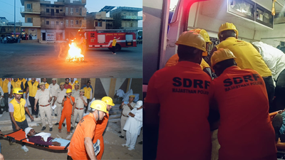 Blackout drill Rajasthan: Air strike response simulated across Jaisalme