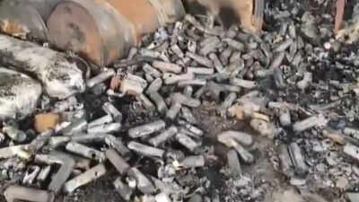 4 killed in devastating fire at scrap godown in Rajasthan’s Kotputli-Behror