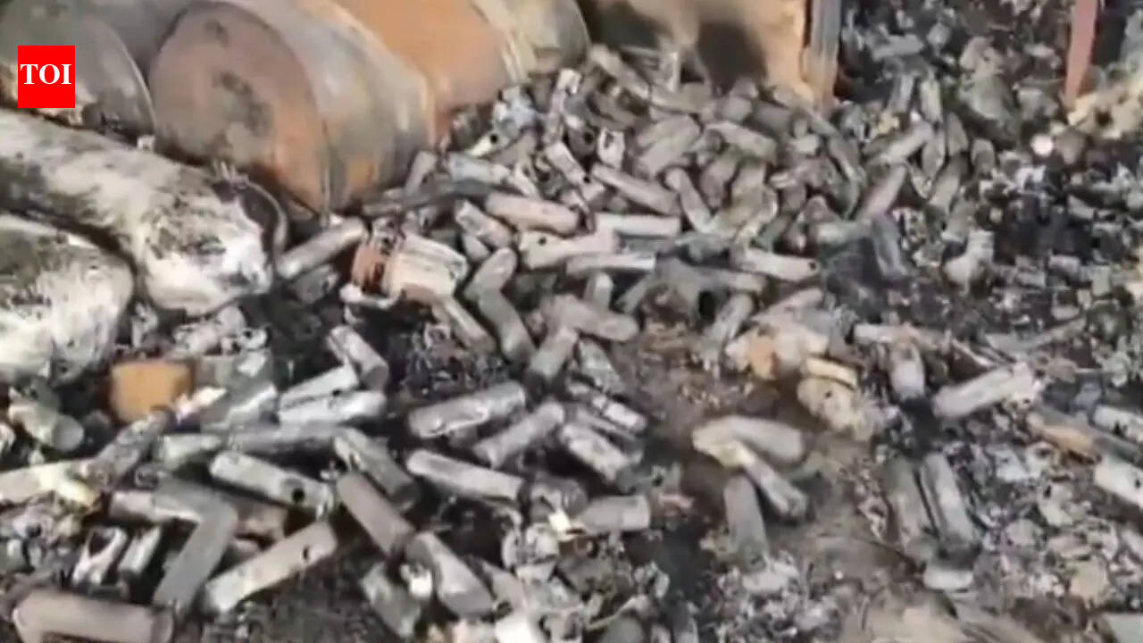 4 killed in devastating fire at scrap godown in Rajasthan’s Kotputli-Behror