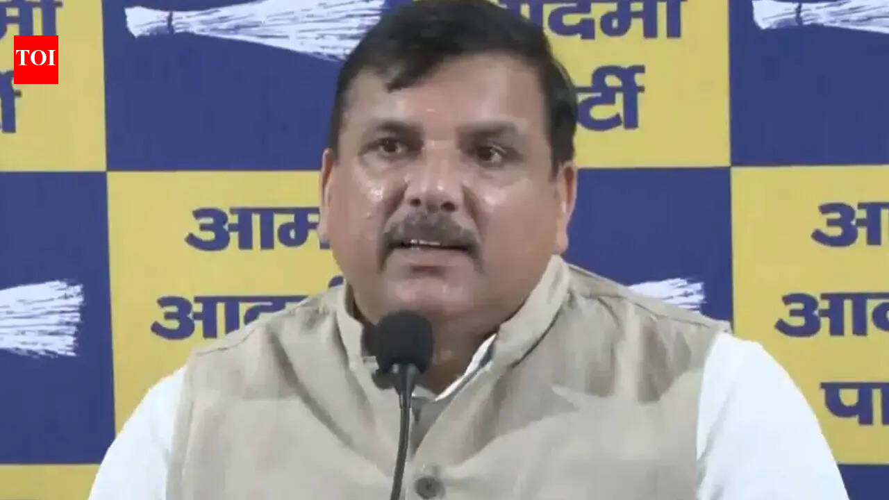 'Bharatiya Jhootha Party': Sanjay Singh slams BJP over 'Sheeshmahal 2' claim, threatens defamation suits