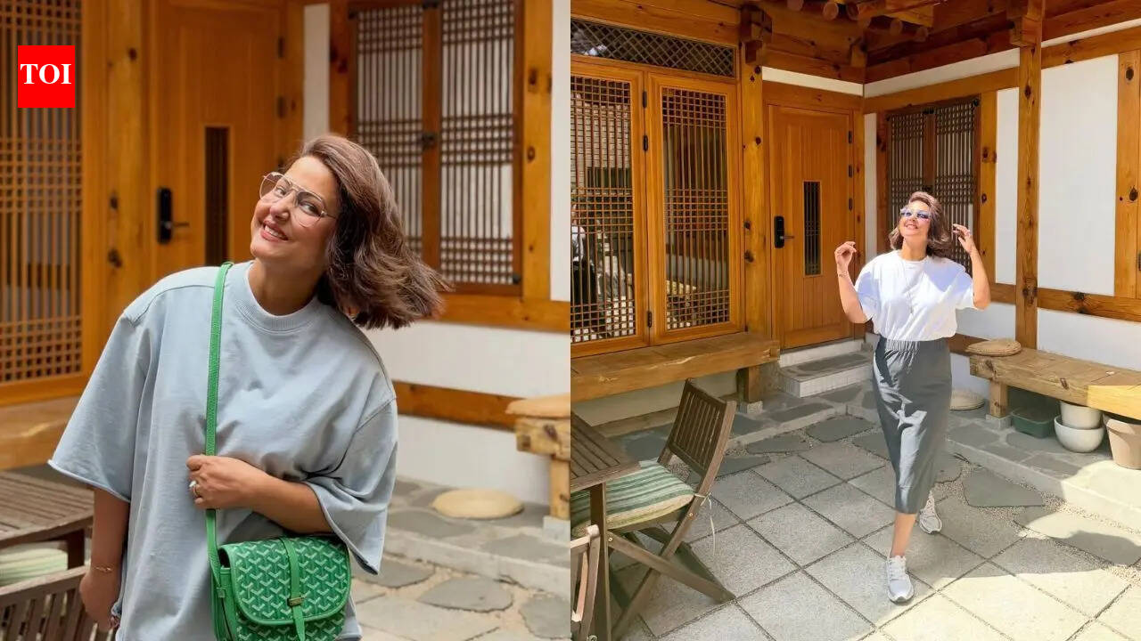 Hina Khan spends time with alpacas during her exotic South Korea trip