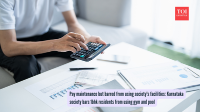 Pay maintenance but barred from using society's facilities: Karnataka society bars 1bhk residents from using gym and pool