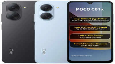 Poco C81 vs Poco C81x: How the two Poco smartphones compare
