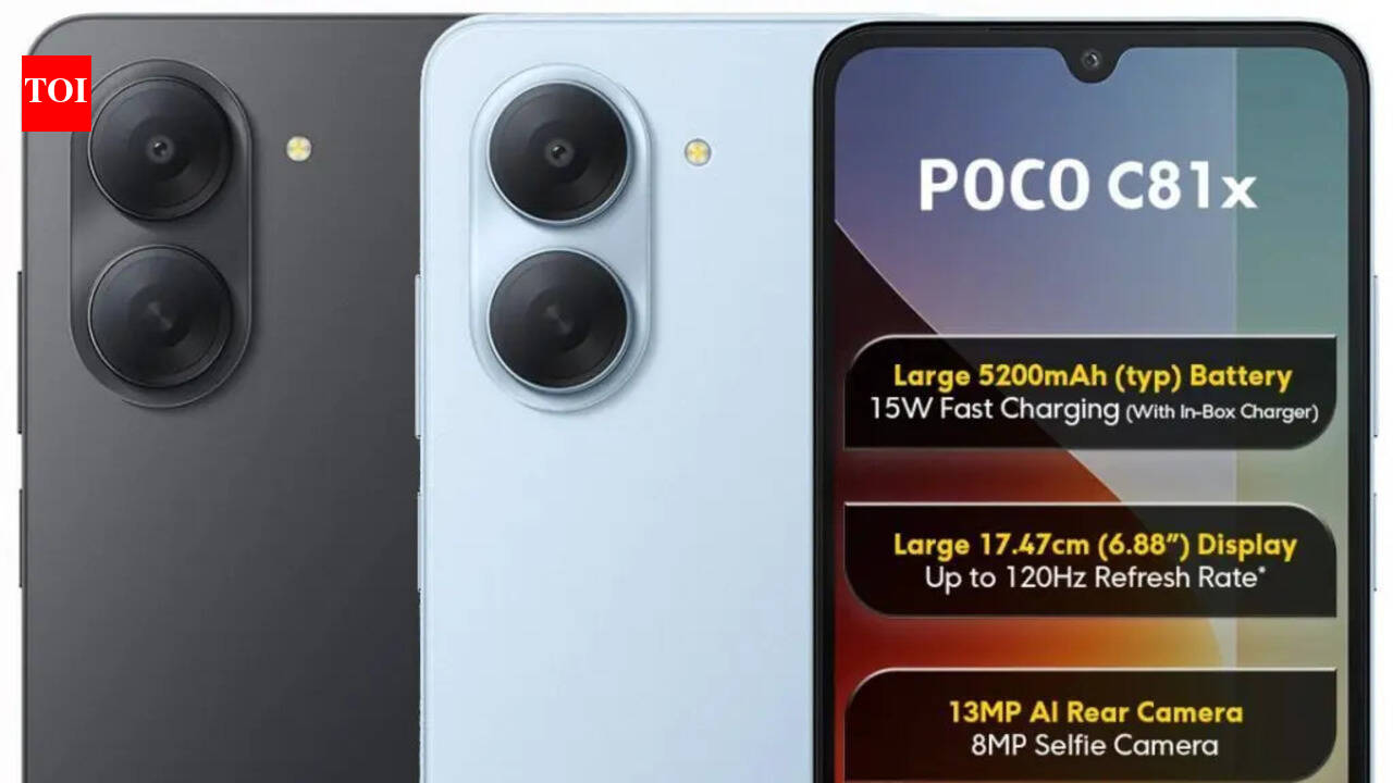 Poco C81 vs Poco C81x: How the two Poco smartphones compare