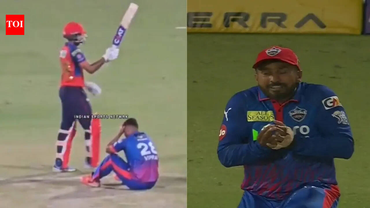 Head in hands: Vipraj Nigam left stunned as Karun Nair drops Shreyas Iyer twice in PBKS record chase - Watch