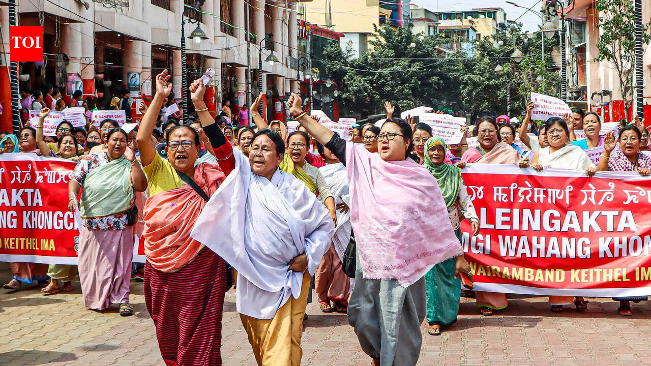 protests escalate in Manipur: Thousands clash with police in Manipur; Cocomi demands action on narco-terrorism and justice