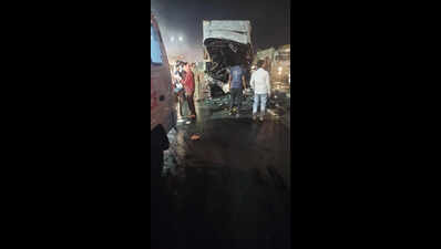 Driver burnt to death in fiery crash on NH 53