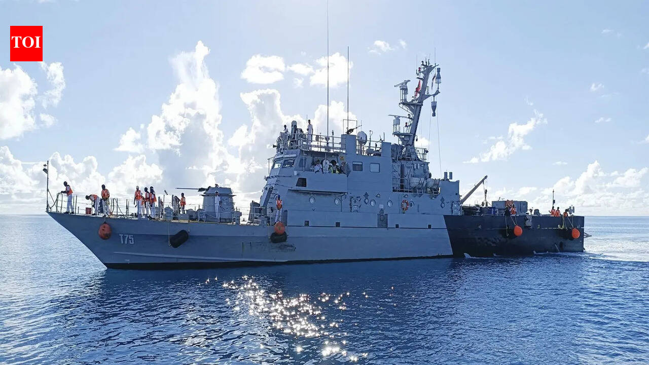 Sea diplomacy: Indian Navy ships dock in Maldives’ Addu Atoll, make port call at Canary Islands