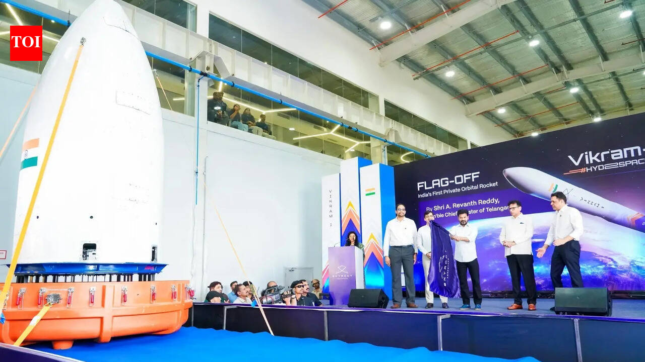 Skyroot flags off Vikram-1 rocket hardware to Sriharikota