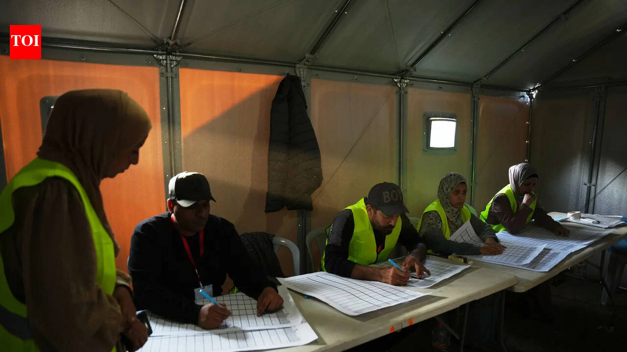 Palestinians vote in first elections since Gaza war