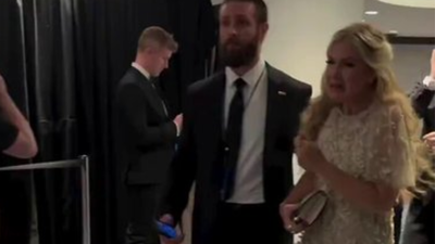 ‘I just want to go home’: Tearful Erika Kirk escorted out after White House Correspondents' Dinner shooting