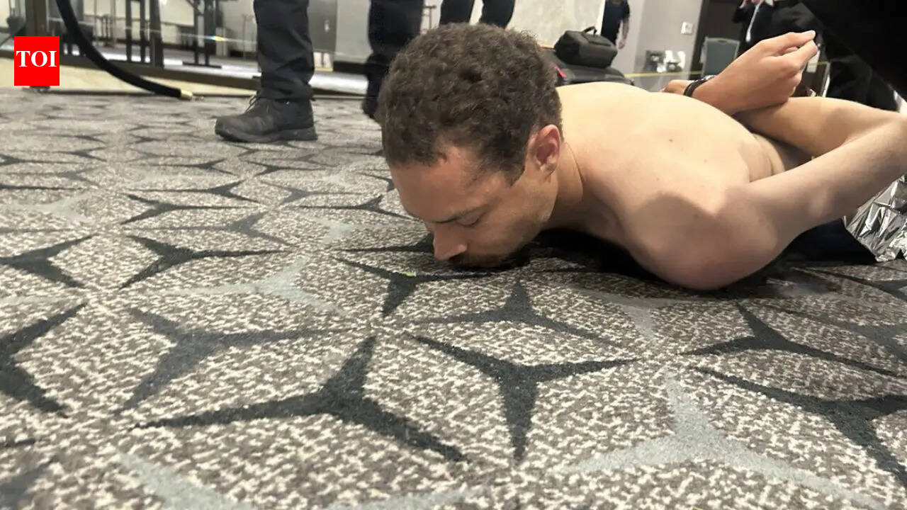 ‘Lone wolf’: Trump shares visuals of shooter Cole Allen Thomas running past security