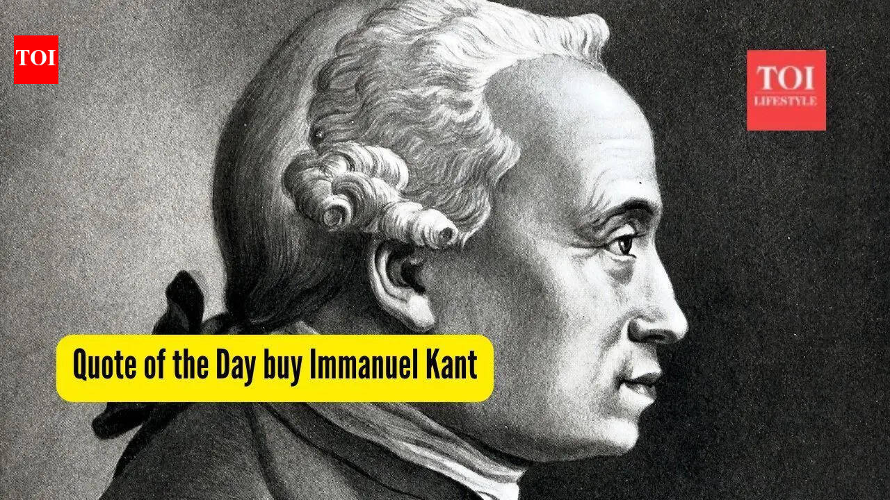 Quote of the Day buy Immanuel Kant, 