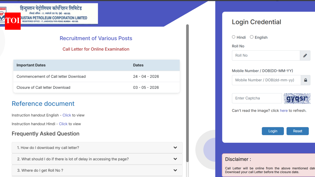 Indian Navy MR 2026 application window closes today: Direct link to apply here