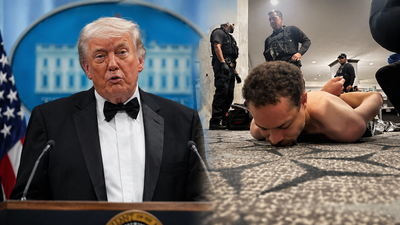 Trump survives White House dinner shooting scare as armed 'tutor' held -- key points