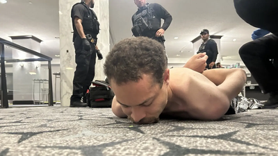 Trump Reveals Face Of Shooter; Tomas Allen Pinned On Ground Without Shirt And Hands Tied | Watch