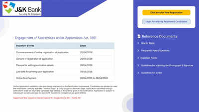 JK Bank apprentice recruitment 2026 deadline today for 614 posts; apply here