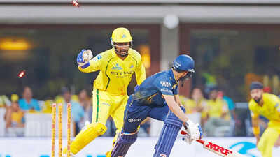 IPL 2026: Sanju Samson pulls off MS Dhoni-like stunner to dismiss Shubman Gill – WATCH | Cricket News – The Times of India