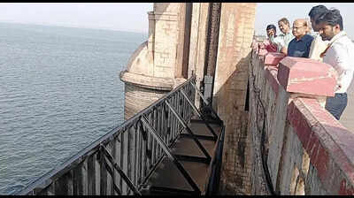 In relief for farmers, all crest gates installed at Tungabhadra Dam