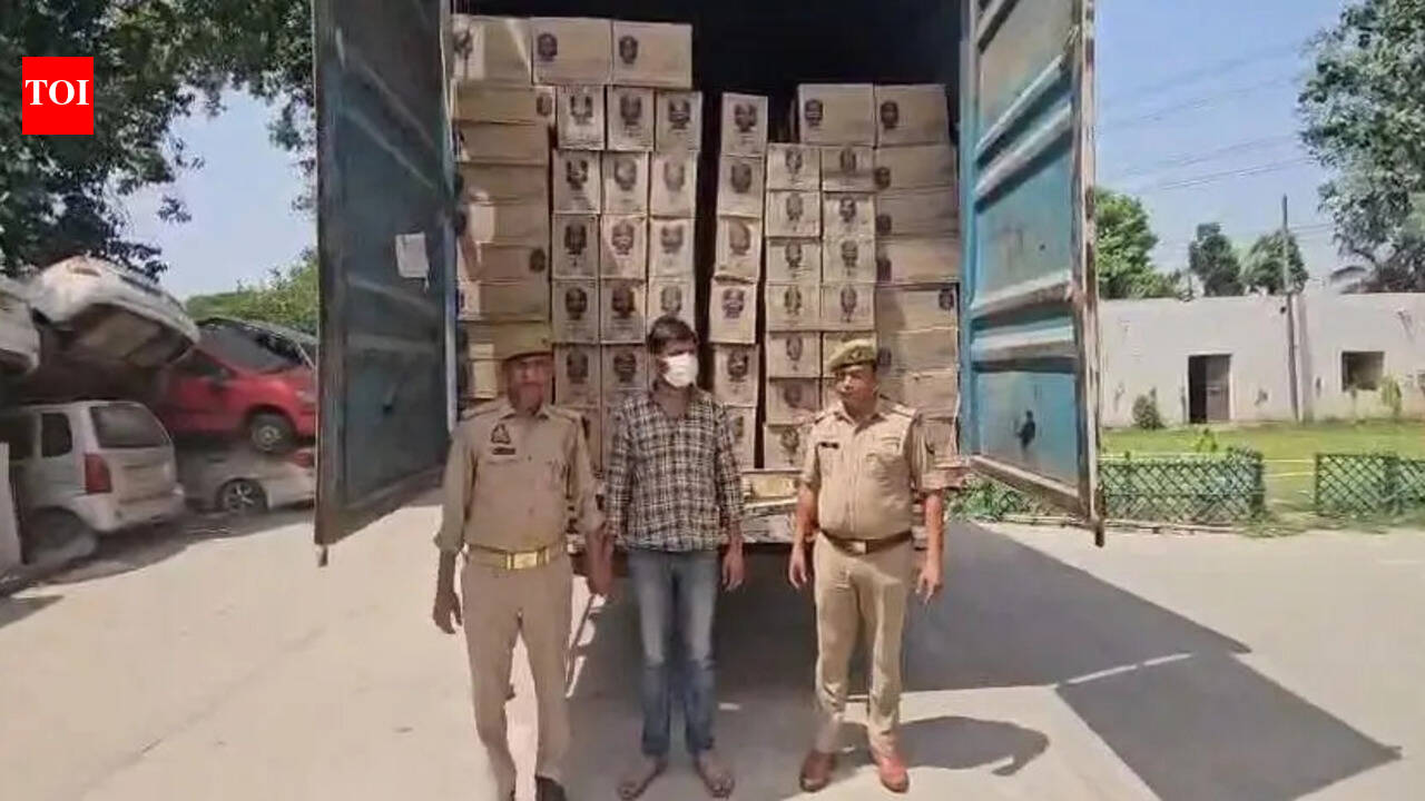 Truck with Rs 35L illicit Haryana liquor seized