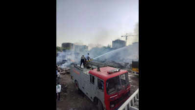 Fire at plastic factory in Bajghera, spreads to warehouses; no casualties