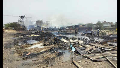 Fire at plastic factory in Bajghera, spreads to warehouses; no casualties