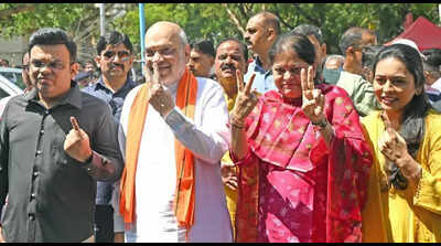Turnout at 45% for civic body polls: Ahmedabad keeps democracy cool in 45°C heat