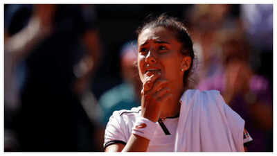 A tearful exit of Iga Swiatek in mid-match